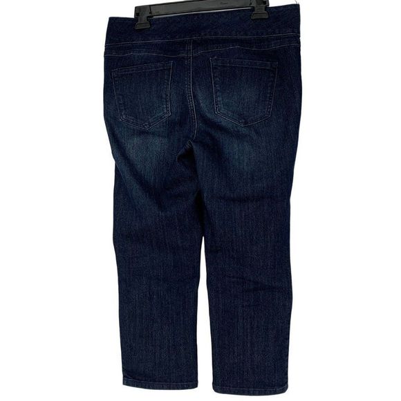 Westport W62 Signature Fit Pull On Jeans Jegging Stretch M 3080 Capri Crop - Picture 4 of 7